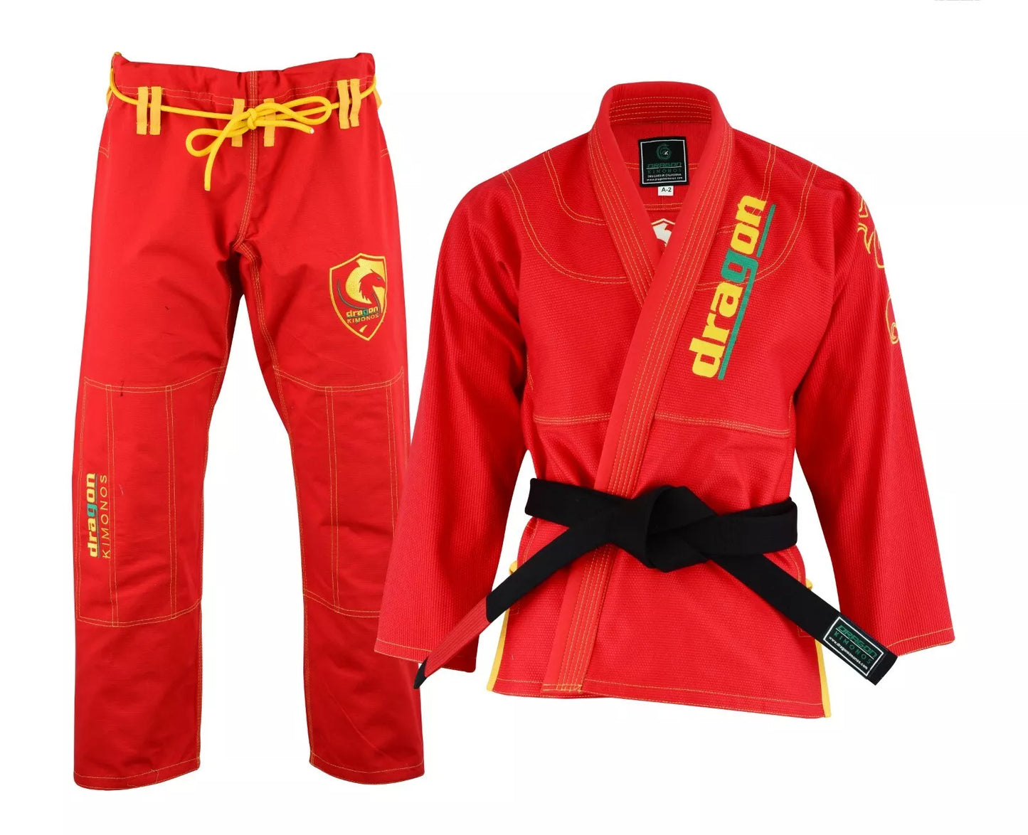Brazilian Jiu Jitsu Uniform - Dragon Kimono Red BJJ Gi