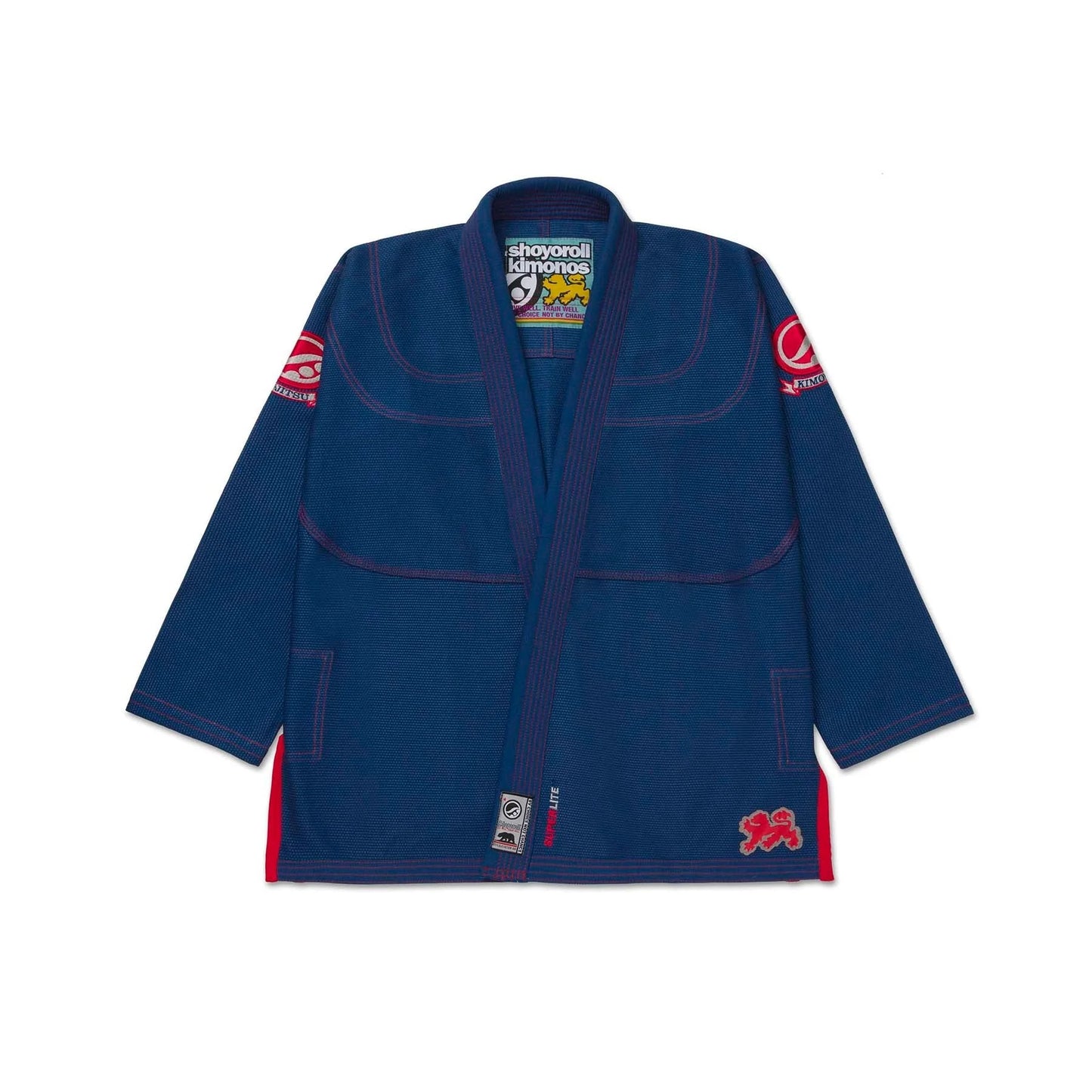Shoyoroll SuperLite Retro BJJ Gi – 450 GSM Blue Jiu-Jitsu BJJ Kimono (Batch 145)