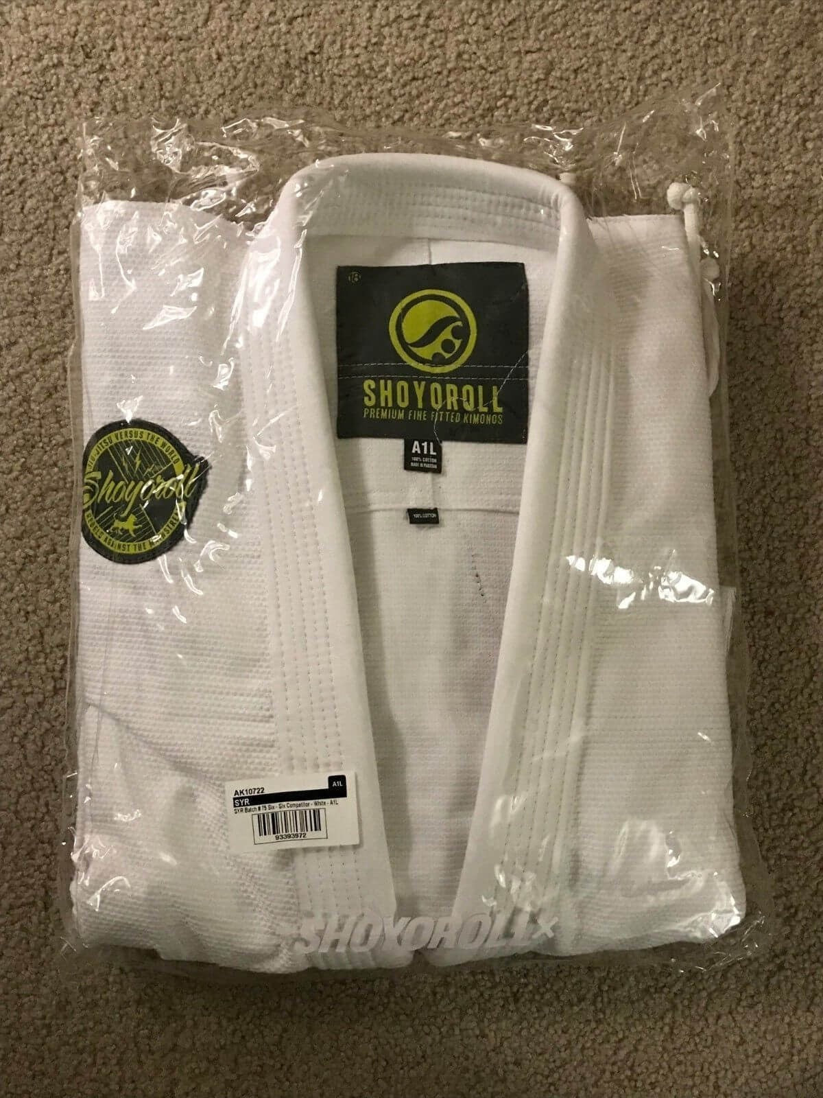 Shoyoroll SIX Cut BJJ Gi – 450 GSM Jiu-Jitsu BJJ Kimono (Batch 75)