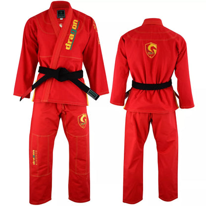 Brazilian Jiu Jitsu Uniform - Dragon Kimono Red BJJ Gi