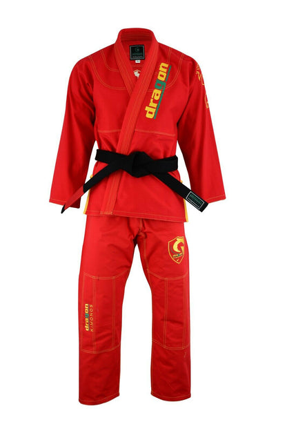 Brazilian Jiu Jitsu Uniform - Dragon Kimono Red BJJ Gi